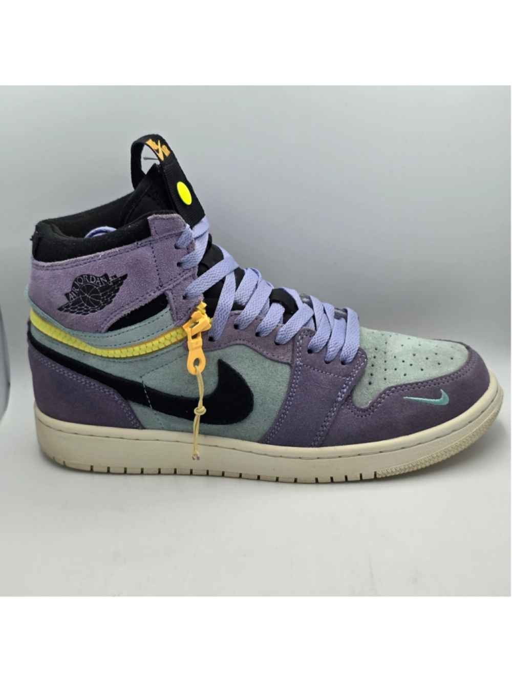 Men- Jordan 1 High Switch Purple Pulse CW6576-500 women's 8 men's 6.5